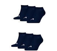 HEAD Calcetines Deportivos para Hombre y Mujer, 6 Unidades, Azul Marino, Talla 35-38