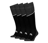 HEAD Calcetines Ski Beginner Kneehigh 2 Pares Negro/Gris Talla 39/42