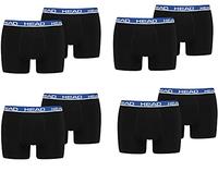 Head Calzoncillos bóxer para hombre 8P (negro/azul, L), -008 negro / azul, L