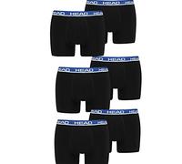 Head Boxer, Negro/Azul, L (Pack de 2) para Hombre
