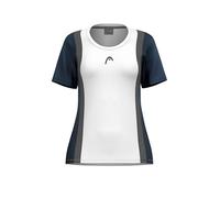 Camiseta de Pádel Head Club 25 Tech T-Shirt Mujer Navy/White L