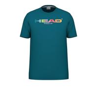 HEAD Rainbow T-Shirt Junior Camiseta, Teal, 140 Unisex niños