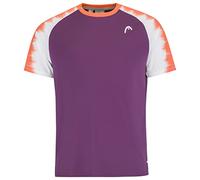 HEAD Camiseta TOPSPIN Hombre Camisa, Lilac, Large