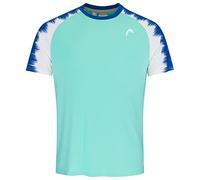 HEAD Camiseta TOPSPIN Hombre, Turquesa, XL