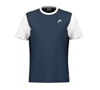 HEAD Slice T-Shirt Boys Camiseta, Azul Marino, 128 Unisex niños