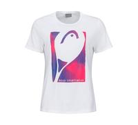 HEAD Camiseta Vision Mujer Camisa, White, Extra-Small