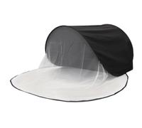 Head Canopy For Bed - Polyester Mesh Fiberglass, 46.06x32.28x22.44in Foldable Sleeping Tent | Light-Blocking Breathable Nap Cover, Bedtime Rest Aid Shield For Home, Travel, Daily Use