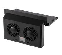 Head Car Fan - Effective Double-Head Cooling Vent for Vehicle | Easy Installation Amplifier Fans for Backseat Frontseat, ABS Material, 5000 RPM Air Circulator for Families Lovers Friends