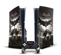 Head Case Designs Calcomanía de vinilo con licencia oficial de Batman Arkham Knight Key Art Graphics para juegos, compatible con Sony PlayStation 5 PS5 Slim Disc Edition Console y controlador