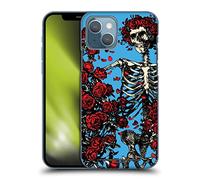 Head Case Designs Carcasa rígida con licencia oficial de Grateful Dead Bertha Skull Roses Trends compatible con Apple iPhone 13