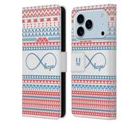 Head Case Designs Esperanza Azteca de Infinito Funda de Cuero Tipo Cartera Compatible con Apple iPhone 17 Pro