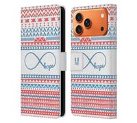Head Case Designs Esperanza Azteca de Infinito Funda de Cuero Tipo Cartera Compatible con Apple iPhone 17 Pro MAX