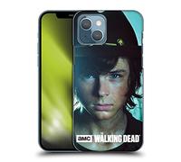 Head Case Designs Licenciado Oficialmente AMC The Walking Dead Carl Personajes Carcasa rígida Compatible con Apple iPhone 13