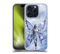 Head Case Designs Licenciado Oficialmente Anne Stokes Hada de la Nieve Navidad Caso Funda de Gel Suave Compatible con Apple iPhone 15 Pro