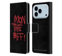 Head Case Designs Licenciado Oficialmente Biffy Clyro Mon The Biff Gráficos Funda de Cuero Tipo Cartera Compatible con Apple iPhone 17 Pro