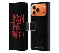 Head Case Designs Licenciado Oficialmente Biffy Clyro Mon The Biff Gráficos Funda de Cuero Tipo Cartera Compatible con Apple iPhone 17 Pro MAX