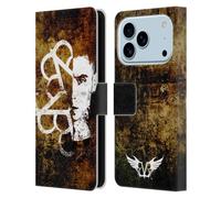 Head Case Designs Licenciado Oficialmente Black Veil Brides Andy Arte de Banda Funda de Cuero Tipo Cartera Compatible con Apple iPhone 17 Pro