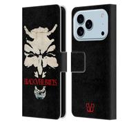 Head Case Designs Licenciado Oficialmente Black Veil Brides Arte Diablo Arte de Banda Funda de Cuero Tipo Cartera Compatible con Apple iPhone 17 Pro