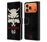 Head Case Designs Licenciado Oficialmente Black Veil Brides Arte Diablo Arte de Banda Funda de Cuero Tipo Cartera Compatible con Apple iPhone 17 Pro MAX