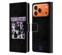 Head Case Designs Licenciado Oficialmente Black Veil Brides Caras Grunge Arte de Banda Funda de Cuero Tipo Cartera Compatible con Apple iPhone 17 Pro MAX