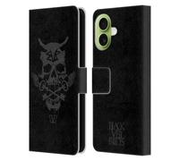 Head Case Designs Licenciado Oficialmente Black Veil Brides Llaves de Calavera Arte de Banda Funda de Cuero Tipo Cartera Compatible con Apple iPhone 17