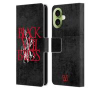 Head Case Designs Licenciado Oficialmente Black Veil Brides Manos Zombie Arte de Banda Funda de Cuero Tipo Cartera Compatible con Apple iPhone 17