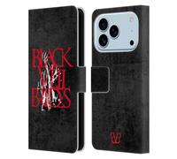 Head Case Designs Licenciado Oficialmente Black Veil Brides Manos Zombie Arte de Banda Funda de Cuero Tipo Cartera Compatible con Apple iPhone 17 Pro