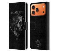 Head Case Designs Licenciado Oficialmente Black Veil Brides Raíces Arte de Banda Funda de Cuero Tipo Cartera Compatible con Apple iPhone 17 Pro MAX