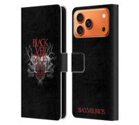 Head Case Designs Licenciado Oficialmente Black Veil Brides Ramas de Calavera Arte de Banda Funda de Cuero Tipo Cartera Compatible con Apple iPhone 17 Pro MAX