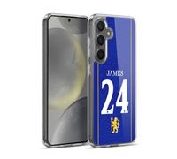 Head Case Designs Licenciado Oficialmente Chelsea FC Reece James 2026/27 Camiseta Casa Jugadores 1er Grupo Funda de Gel [Grado Militar] Compatible con Samsung Galaxy S24+ 5G Y Compatible con MagSafe