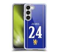Head Case Designs Licenciado Oficialmente Chelsea FC Reece James 2026/27 Camiseta Casa Jugadores 1er Grupo Funda de Gel [Grado Militar] Compatible con Samsung Galaxy S23 5G Y Compatible con MagSafe