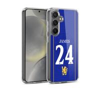 Head Case Designs Licenciado Oficialmente Chelsea FC Reece James 2026/27 Camiseta Casa Jugadores 1er Grupo Funda de Gel [Grado Militar] Compatible con Samsung Galaxy S24 5G Y Compatible con MagSafe