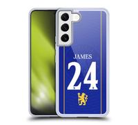 Head Case Designs Licenciado Oficialmente Chelsea FC Reece James 2026/27 Camiseta Casa Jugadores 1er Grupo Funda de Gel [Grado Militar] Compatible con Samsung Galaxy S22 5G Y Compatible con MagSafe