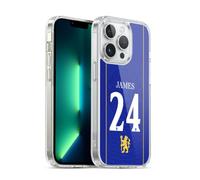 Head Case Designs Licenciado Oficialmente Chelsea FC Reece James 2026/27 Camiseta Casa Jugadores 1er Grupo Funda de Gel [Grado Militar] Compatible con Apple iPhone 13 Pro Y Compatible con MagSafe