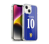 Head Case Designs Licenciado Oficialmente Chelsea Football Club Cole Palmer 2026/27 Camiseta Casa Jugadores 1er Grupo Funda de Gel [Protección de Grado Militar] Compatible con Apple iPhone 14