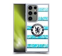 Head Case Designs Licenciado Oficialmente Chelsea Football Club Lejos Equipaciones 2022/23 Caso Funda de Gel Suave Compatible con Samsung Galaxy S23 Ultra 5G