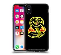 Head Case Designs Licenciado Oficialmente Cobra Kai Logotipo Gráficos Carcasa de Gel de Silicona Compatible con Apple iPhone X/iPhone XS
