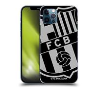 Head Case Designs Licenciado Oficialmente FC Barcelona De Gran tamaño 2017/18 Crest Carcasa rígida Compatible con Apple iPhone 12 / iPhone 12 Pro