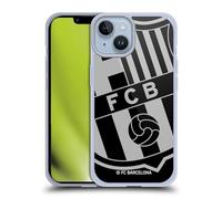 Head Case Designs Licenciado Oficialmente FC Barcelona De Gran tamaño 2017/18 Crest Caso Funda de Gel Suave Compatible con Apple iPhone 14