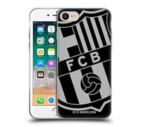 Head Case Designs Licenciado Oficialmente FC Barcelona De Gran tamaño 2017/18 Crest Caso Funda de Gel Suave Compatible con Apple iPhone 7/8 / SE 2020 & 2022