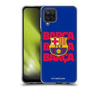Head Case Designs Licenciado Oficialmente FC Barcelona Escudo del Barça Gráficos Caso Funda de Gel Suave Compatible con Samsung Galaxy A12 (2020)
