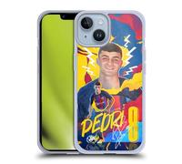 Head Case Designs Licenciado Oficialmente FC Barcelona Pedri 2022/23 Primer Equipo Caso Funda de Gel Suave Compatible con Apple iPhone 14