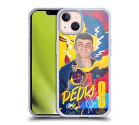 Head Case Designs Licenciado Oficialmente FC Barcelona Pedri 2022/23 Primer Equipo Caso Funda de Gel Suave Compatible con Apple iPhone 13
