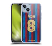 Head Case Designs Licenciado Oficialmente FC Barcelona Pedri Equipación De Jugadores 2022/23 Caso Funda de Gel Suave Compatible con Apple iPhone 14 Plus