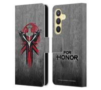 Head Case Designs Licenciado Oficialmente For Honor Vikingo Íconos Carcasa de Cuero Tipo Libro Compatible con Samsung Galaxy S24 5G