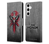 Head Case Designs Licenciado Oficialmente For Honor Vikingo Íconos Carcasa de Cuero Tipo Libro Compatible con Samsung Galaxy S24+ 5G