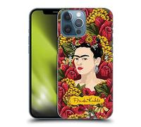 Head Case Designs Licenciado Oficialmente Frida Kahlo Pátron de Retrato Florales Rojo Carcasa rígida Compatible con Apple iPhone 13 Pro MAX