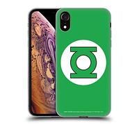 Head Case Designs Licenciado Oficialmente Green Lantern DC Comics Clásico Logotipos Funda de Gel [Protección de Grado Militar] Compatible con Apple iPhone XR