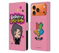 Head Case Designs Licenciado Oficialmente Harry Potter Bellatrix Lestrange Reliquias de la Muerte XLV Funda de Cuero Tipo Cartera Compatible con Apple iPhone 17 Pro MAX