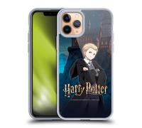 Head Case Designs Licenciado Oficialmente Harry Potter Draco Malfoy Celebración Anime Funda de Gel [Protección de Grado Militar] Compatible con Apple iPhone 11 Pro Y Compatible con MagSafe